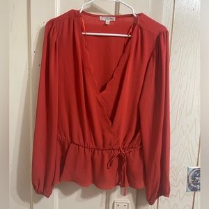 Nine Britton wrap blouse